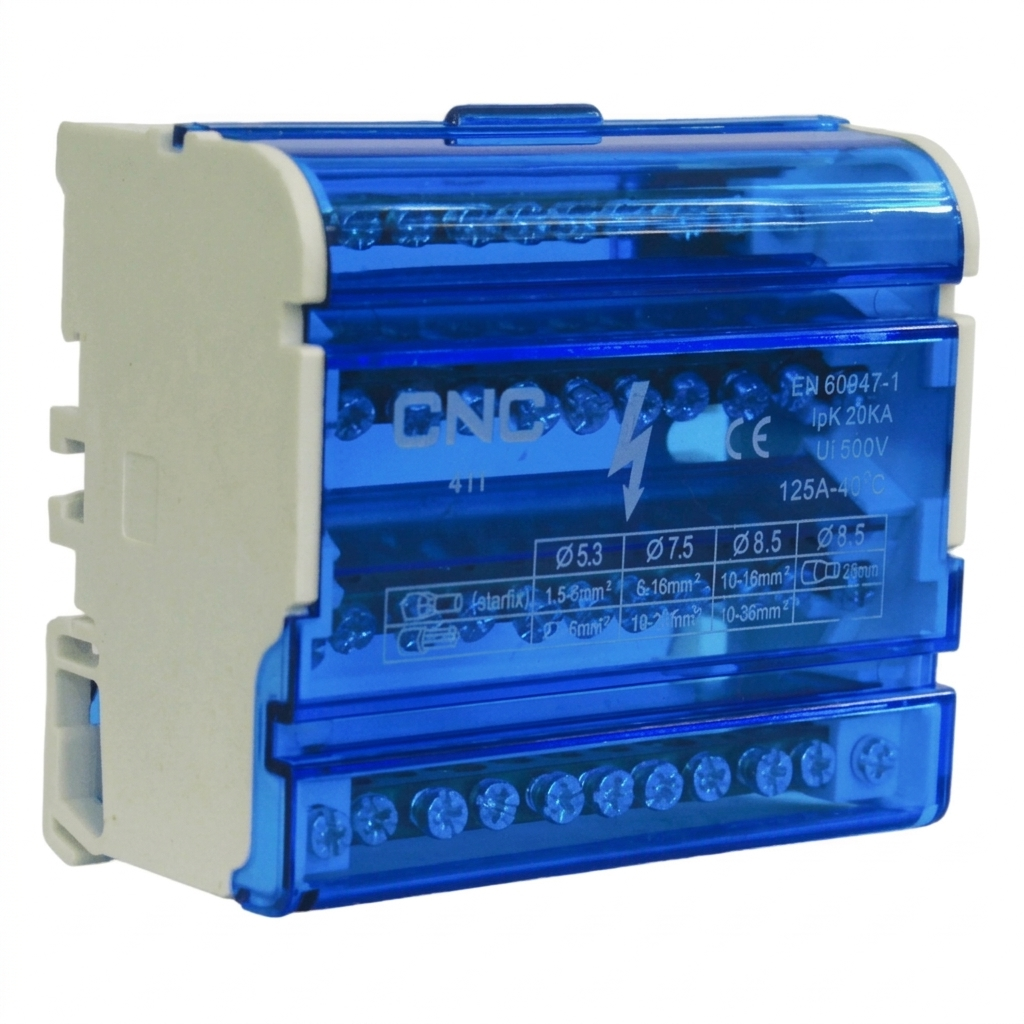 Repartidor tetrapolar 125A 11P