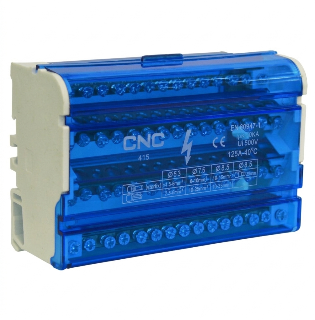 Repartidor tetrapolar 125A 15P