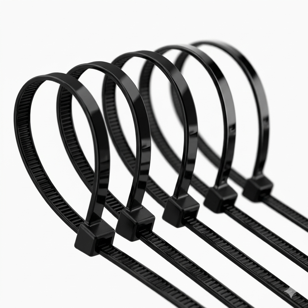 Amarra negra UV 200 x 3,2 (100 u)