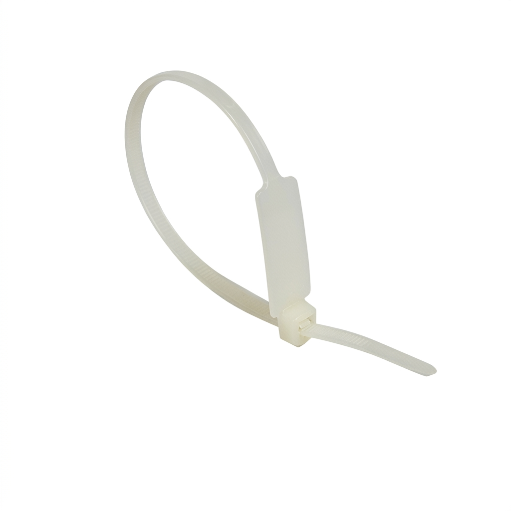 Amarra plast 200 x 3,2mm (100 u) c/ marcador