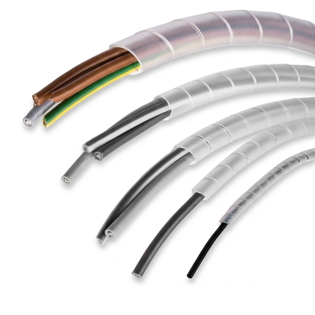 Espiral plastico 12mm x 10 mts